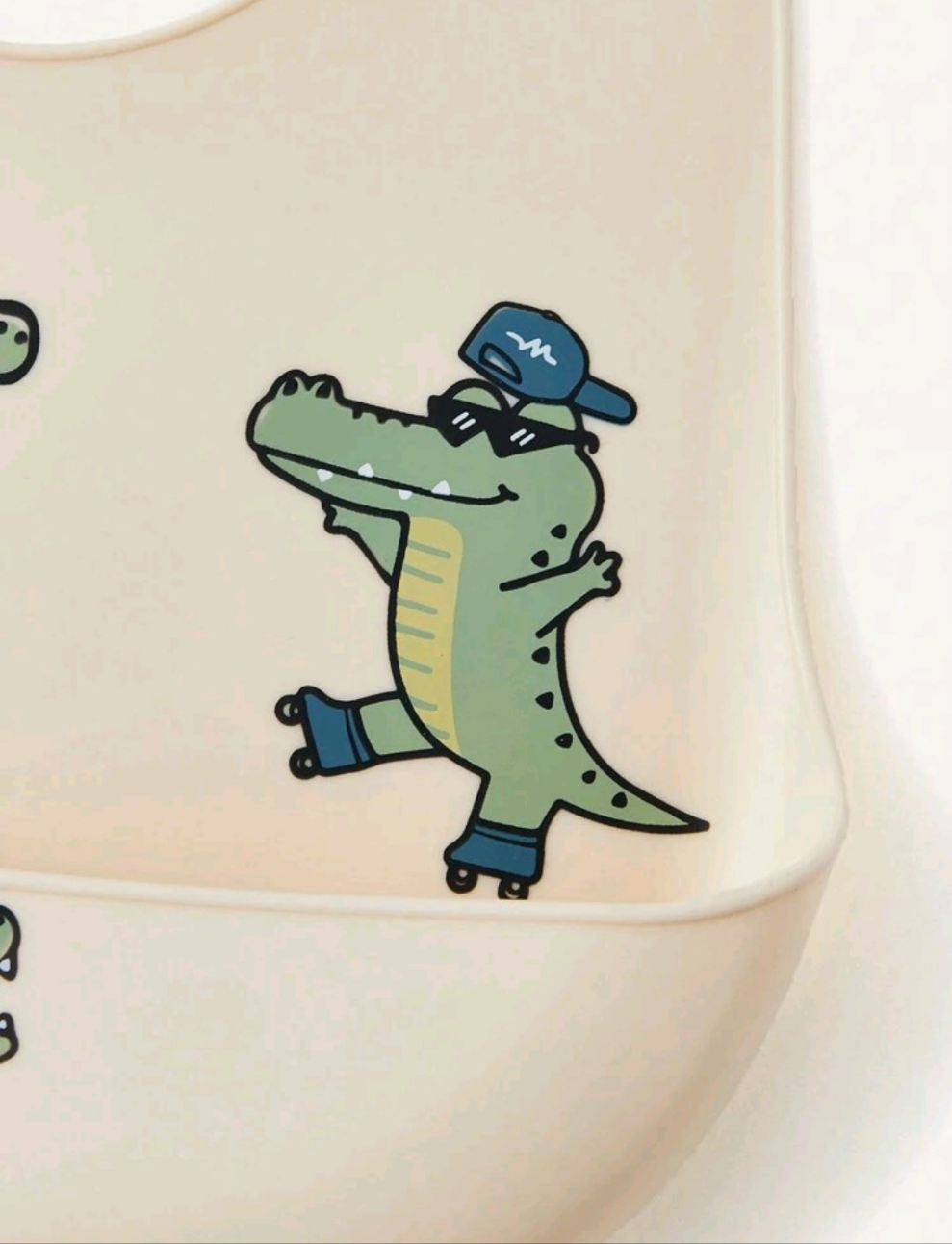Silicone Crocodile Bib