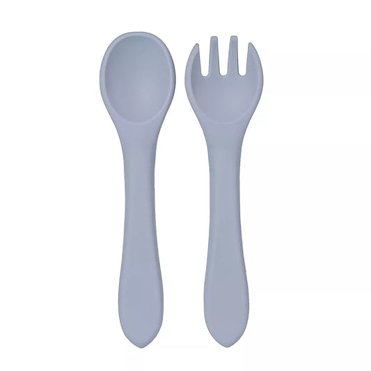 SILICONE SPOON & FORK SET