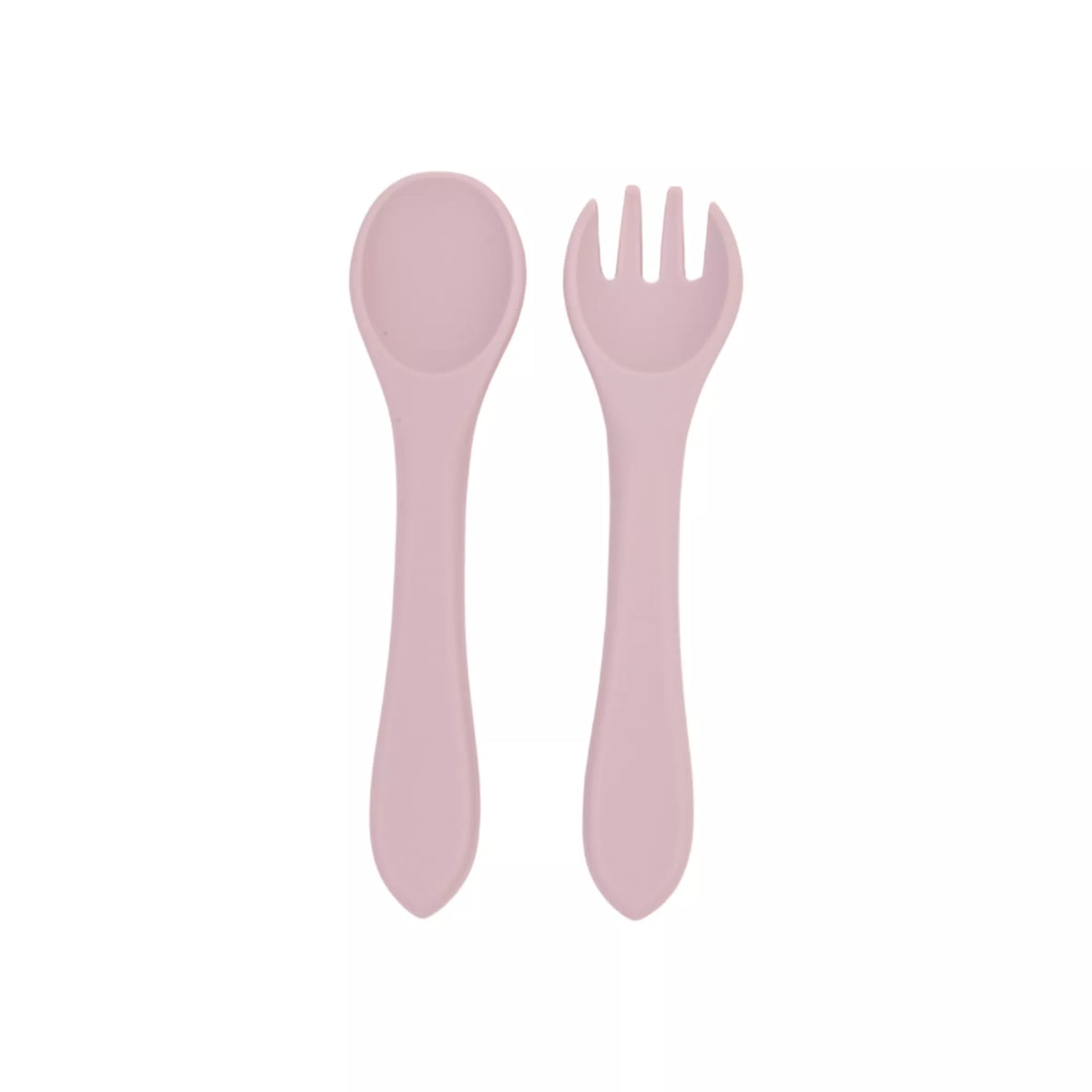 SILICONE SPOON & FORK SET