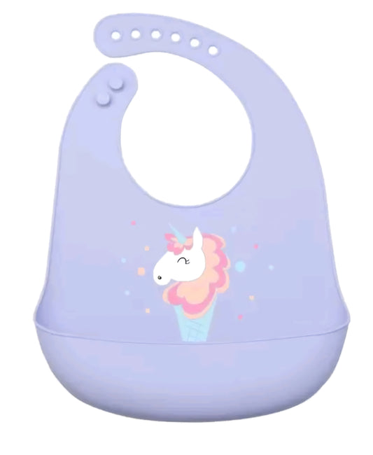 Silicone Unicorn Bib