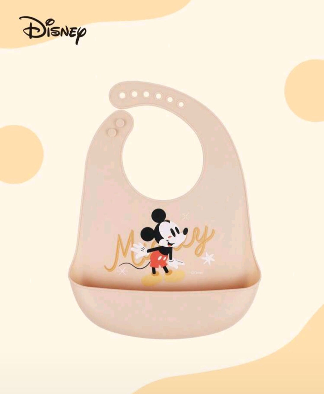 Silicone Mickey Mouse Bib