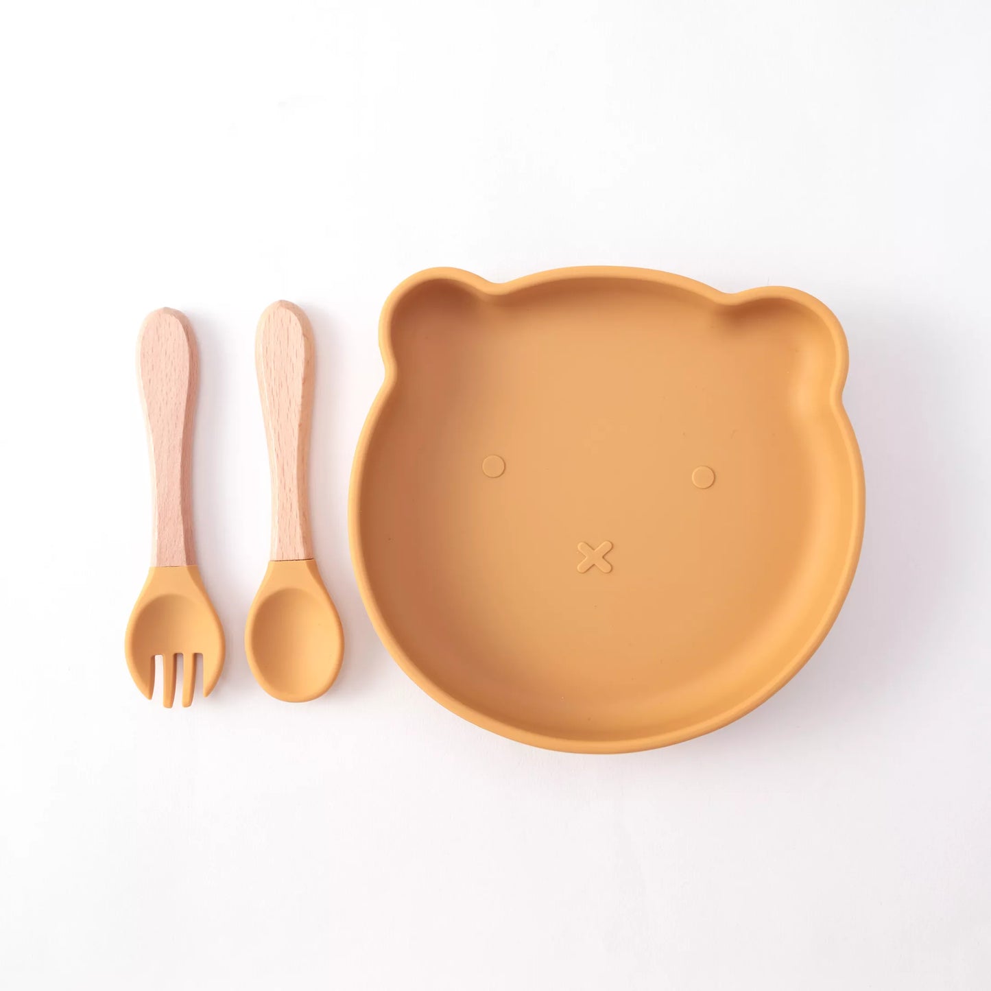 SILICONE FEEDING SET: BEAR