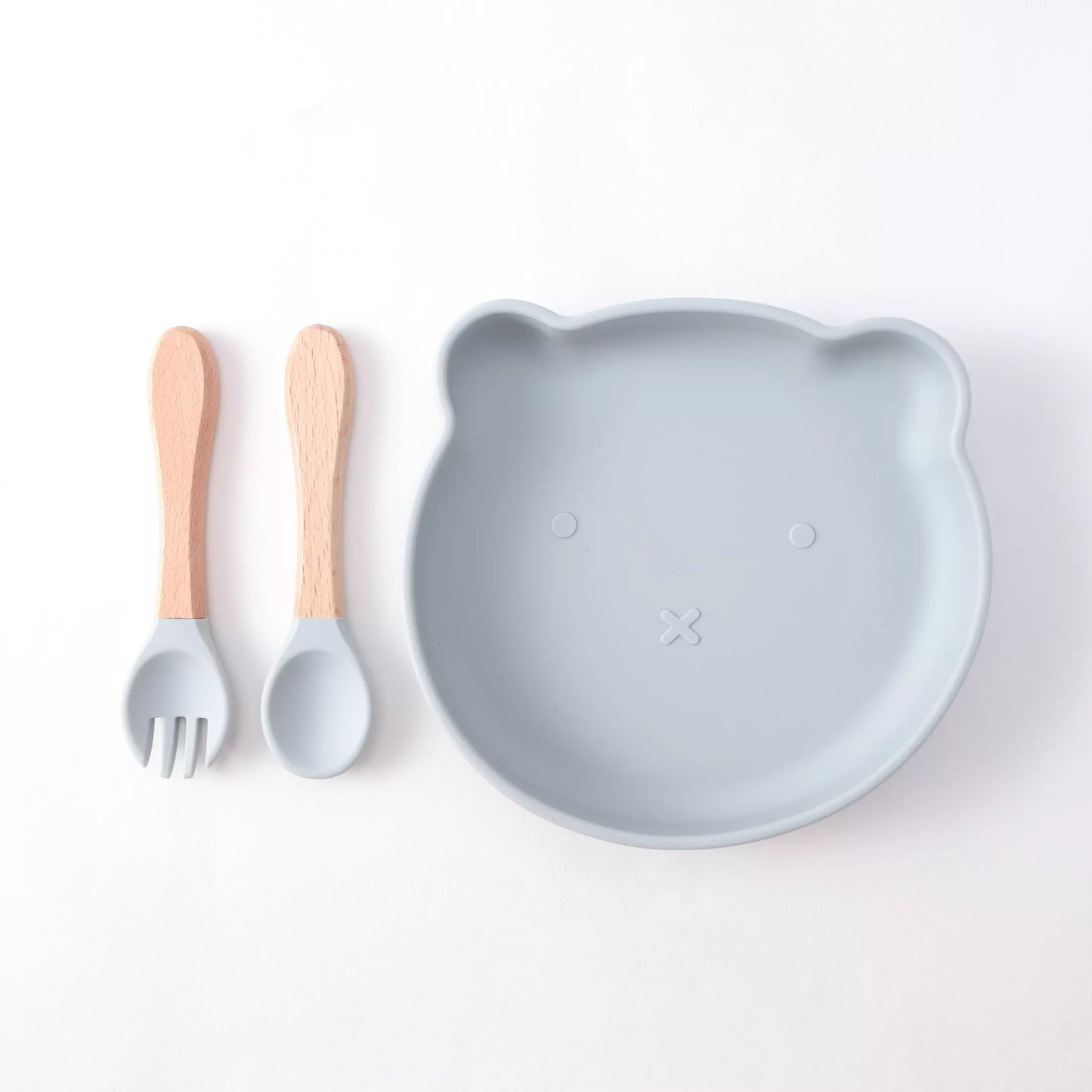 SILICONE FEEDING SET: BEAR
